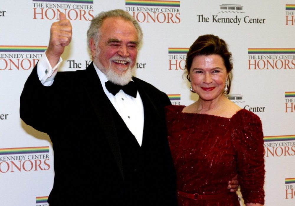 WASHINGTON, DC - DECEMBER 1:  Herbert V. Kohler and his wife, Natalie Black (R) arrive for a dinner for Kennedy honorees hosted by U.S. Secretary of State Hillary Rodham Clinton at the U.S. Department of State on December 1, 2012 in Washington, DC. The 2012 honorees are Buddy Guy, actor Dustin Hoffman, late-night host David Letterman, dancer Natalia Makarova, and members of the British rock band Led Zeppelin Robert Plant, Jimmy Page, and John Paul Jones. (Photo by Ron Sachs - Pool/Getty Images)